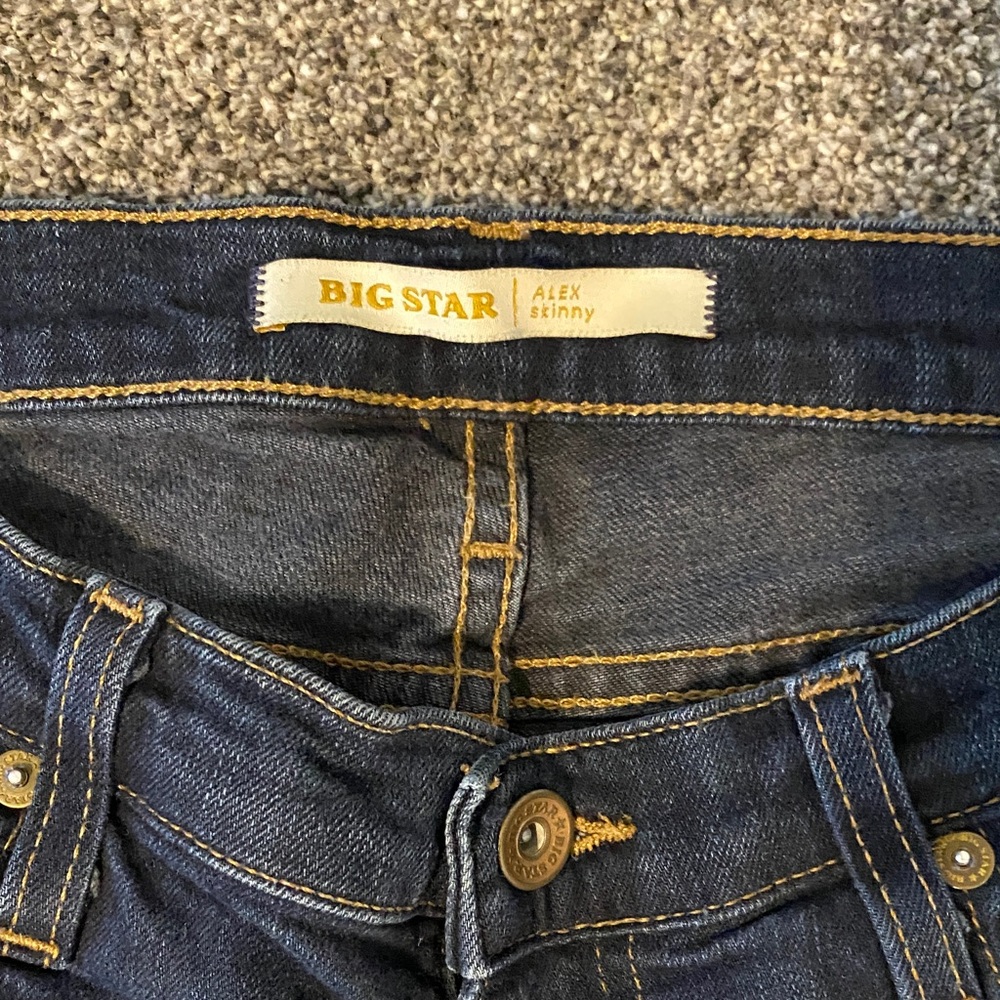 Big Star Dark Blue Skinny Jeans for Women